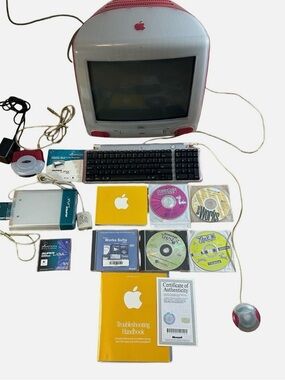 Apple iMac G3 Strawberry - 333MHz 512MB RAM 64GB SSD | OS 9 - OS X